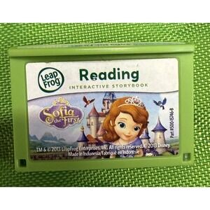Sofia The First Leap Frog Pad Reading Interactive Storybook Book Game Cartridge